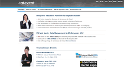 Desktop Screenshot of antavent.com